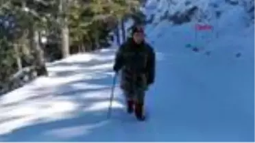 Osmaniye doğaseverlerden karla buluşma yürüyüşü