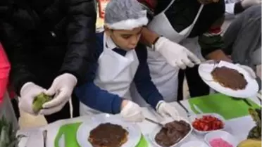 Çankırı'da engelli öğrenciler en güzel 'waffle'ı yapmak için yarıştı
