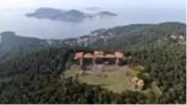 (Havadan fotoğraflarla) - Büyükada Rum Yetimhanesi çökmek üzere