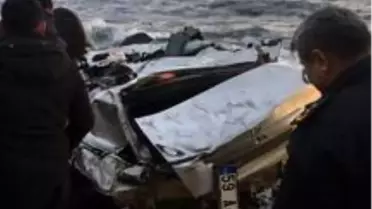 Tekirdağ'da uçuruma devrilen otomobilin sürücüsü öldü