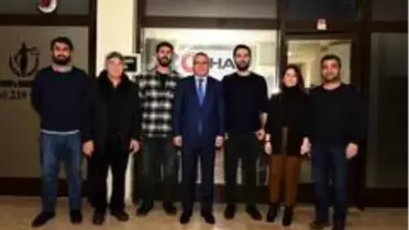 Vali Deniz'den İHA'ya ziyaret