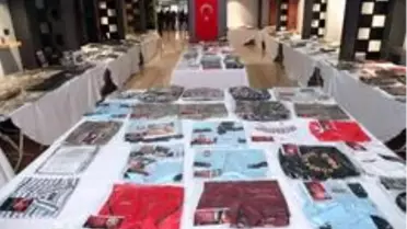 Devlet büyükleri ve şehitlerin eşyaları Gaziosmanpaşa'da sergileniyor