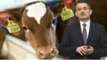 Bakan Pakdemirli: Her hayvanın kulağına veterinere SMS atan cep telefonu takacağız