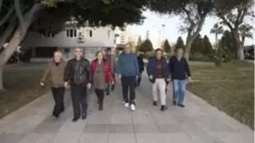 Emekli Evi üyeleri haftada üç gün yürüyüş yapıyor