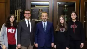 Liseli öğrencilerden Başkan Aktaş'a teşekkür