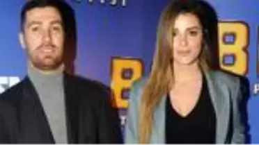 Oğulcan Engin ve ünlü oyuncu Ezgi Eyüboğlu'nun aşkı film galasında belgelendi
