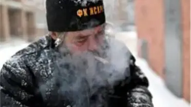 Sibirya'da -30 derecede evsiz olmak