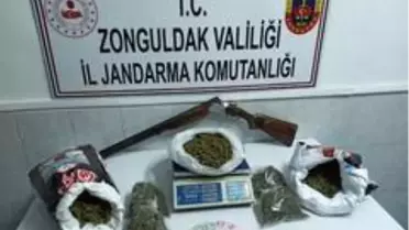 Zonguldak'ta 5 kilo kubar esrarla yakalanan 2 kişi tutuklandı