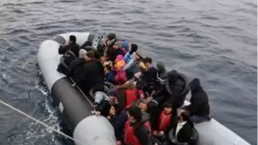 Çanakkale'de 37 düzensiz göçmen yakalandı