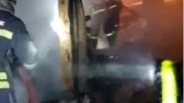 Bolu'da odunlukta çıkan yangın söndürüldü