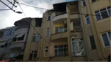 Bafra'da ev yangını