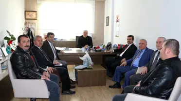 Kırkağaç'tan Büyükşehire nezaket ziyareti