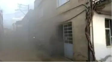 Bursa'da mobilya atölyesinde yangın