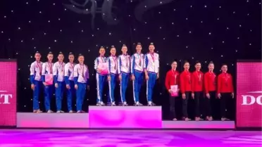 Milliler, Ritmik Cimnastik Miss Valentine Grand Prix Turnuvası'nda 3'üncü oldu