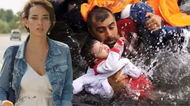 Mülteci çocukların yaşadığı dramı gören oyuncu Seda Bakan, sütten kesildi