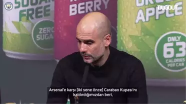 Pep Guardiola Lig Kupası Zaferi Hakkında Konuştu