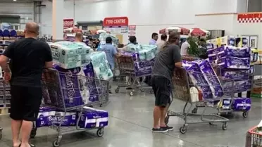 Korona korkusu tuvalet kağıdı raflarını boşalttırdı