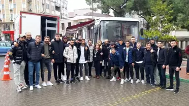 Karacabey Belediyespor'dan kan bağışına destek