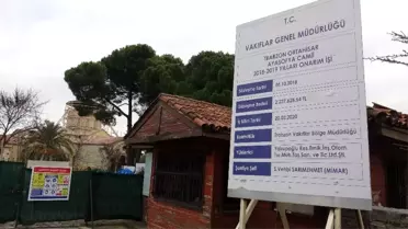 Ayasofya Camisi'nde restorasyon çalışmaları sürüyor