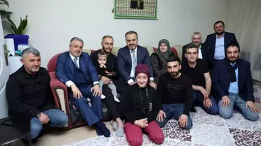Bursa Büyükşehir Belediye Başkanı Aktaş'tan İdlib gazisine ziyaret