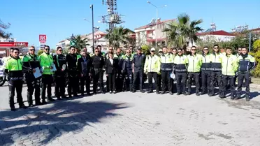 Fethiye'de 'Motosikletli trafik timleri sürüş teknikleri eğitimi' verildi