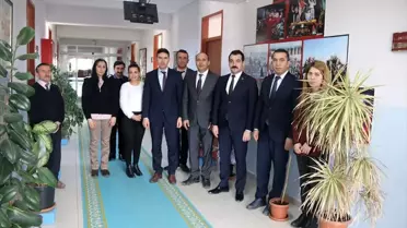 Kaymakam Akköz, İlçe Milli Eğitim Müdürlüğünü ziyaret etti