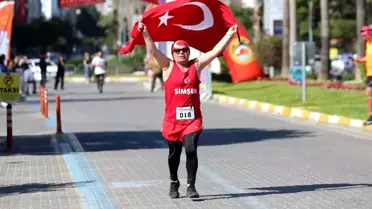 Alanya'da 20. Atatürk Koşusu yapıldı
