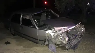 Önce kaza yaptı, sonra aracını tarlaya sakladı