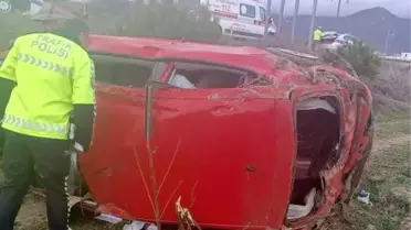 Otomobil takla attı; sürücü öğretmen öldü