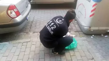 Avcılar'da çöp konteynerinin yanında yeni doğmuş bebek bulundu