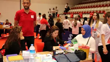 Zonguldak'ta 'Kampüsün Kanında Hayat Var' kampanyası başladı