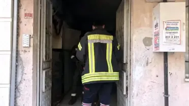 Apartmanın elektrik trafosunda yangın