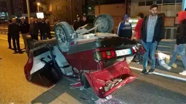 Samsun'da trafik kazası: 3 yaralı