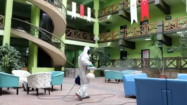 Huzurevinde korona virüsü önlemi