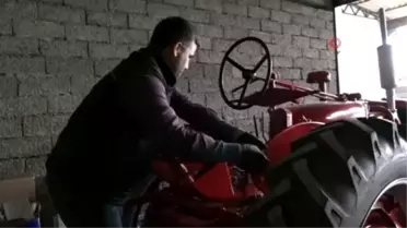 Antalya'da 69 yıllık 'Nostaljik traktör'