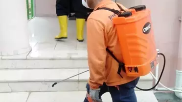Mut'ta koronavirüse karşı 7/24 dezenfekte yapılıyor