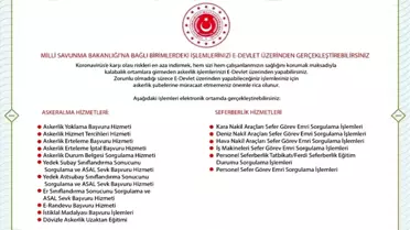 MSB bakanlığa bağlı işlemleri e-Devlet'e taşıdı