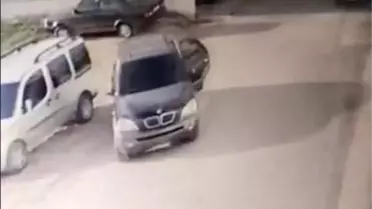Uşakta 1 kişinin yaralandığı silahlı saldırı güvenlik kamerasında