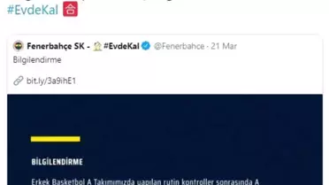 Sivasspor'dan Fenerbahçe'ye geçmiş olsun mesajı