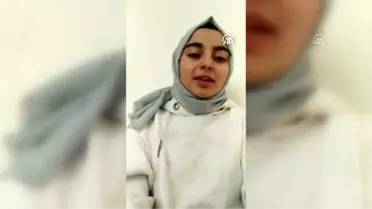 Öğrencilerden arkadaşlarına kliple 'evde kal' çağrısı