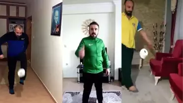 Evde kalan Gümüşhanelilerden ilginç etkinlikler