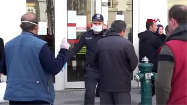 Yaşlılara hizmet veren banka müdürü ve güvenlik görevlisi hakkında tutanak tutuldu