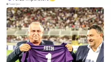 Fiorentina'dan Fatih Terim'e destek mesajı