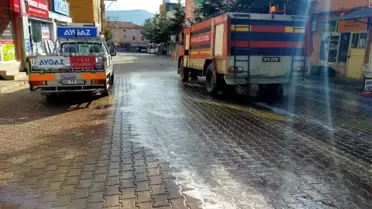 Hüyük belediyesinden korona virüse karşı dezenfekte