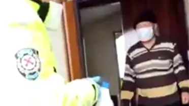 Evden çıkamayan Kıbrıs Gazisinin market alışverişini polis yaptı