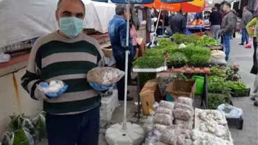 Nazilli'de pazarlarda sebze ve meyveler poşete girdi