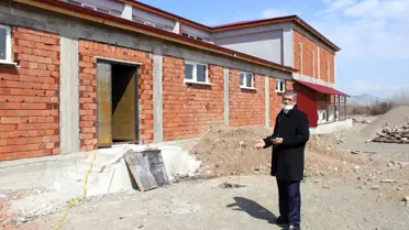 Başkan Yüksel, mezbaha inşaatını inceledi