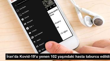 İran'da Kovid-19'u yenen 102 yaşındaki hasta taburcu edildi