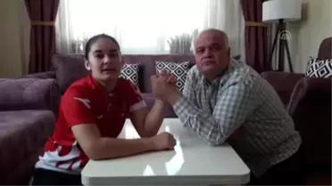 Milli sporcu Tuğba Yıldırım'dan 'Hayat eve sığar' mesajı