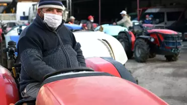 Lapseki'de dezenfeksiyon çalışmalarına meyve üreticilerinden destek